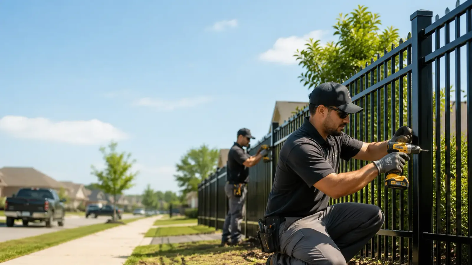 Metal Fence Installation in Brazoria, TX